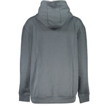 Elegantes Kapuzenfleece -Sweatshirt in Grau