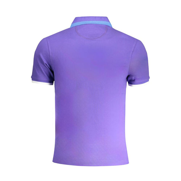 Polo en coton violet