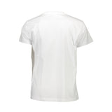 T-shirt à l'équipage blanc croustillant avec imprimé emblématique