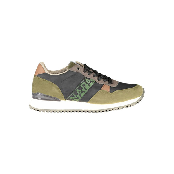 DETTAGLIO DI Contrasto verde Sneaker allacciati