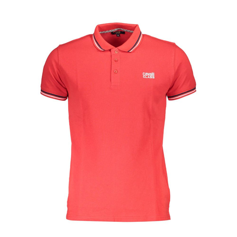 Polo de algodón rojo