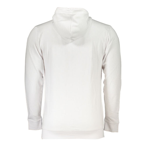 Sweat à capuche blanche élégante avec imprimé logo