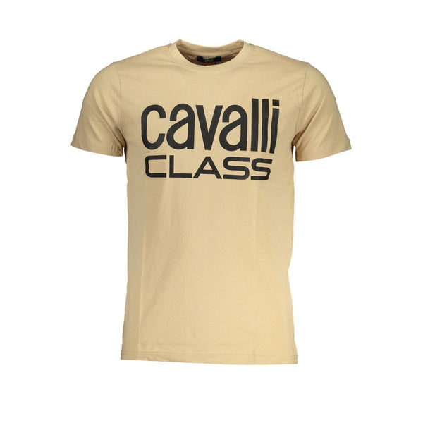 Camiseta de algodón beige