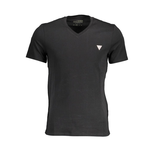 Black Cotton Men TShirt