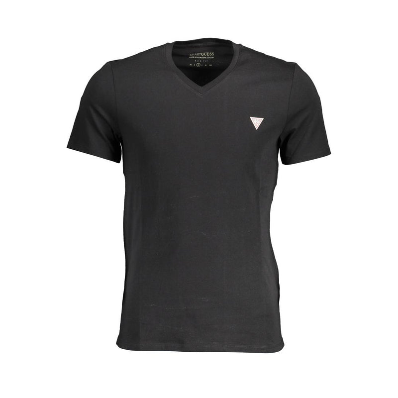 Sleek V-Cinco LOGO TEE en clásico negro