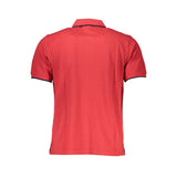 Polo de algodón rojo