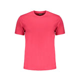 Camiseta de algodón rosa