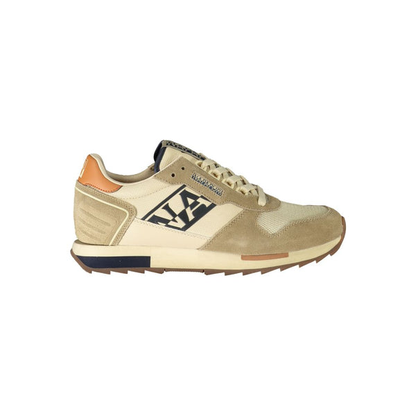 Sneaker en polyester beige