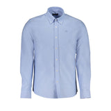 Chemise en coton bleu clair