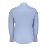 Chemise en coton bleu clair