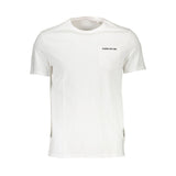 Chic Embroidered Pocket Tee in Pure White