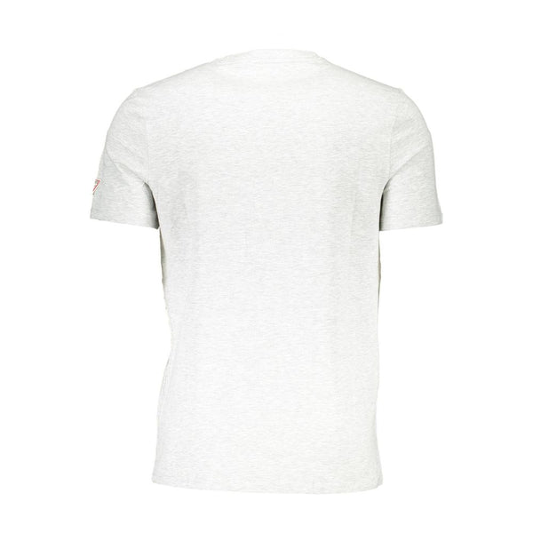 T-shirt slim en coton gris élégant