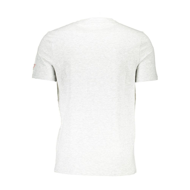 Elegante tee in forma di cotone grigio