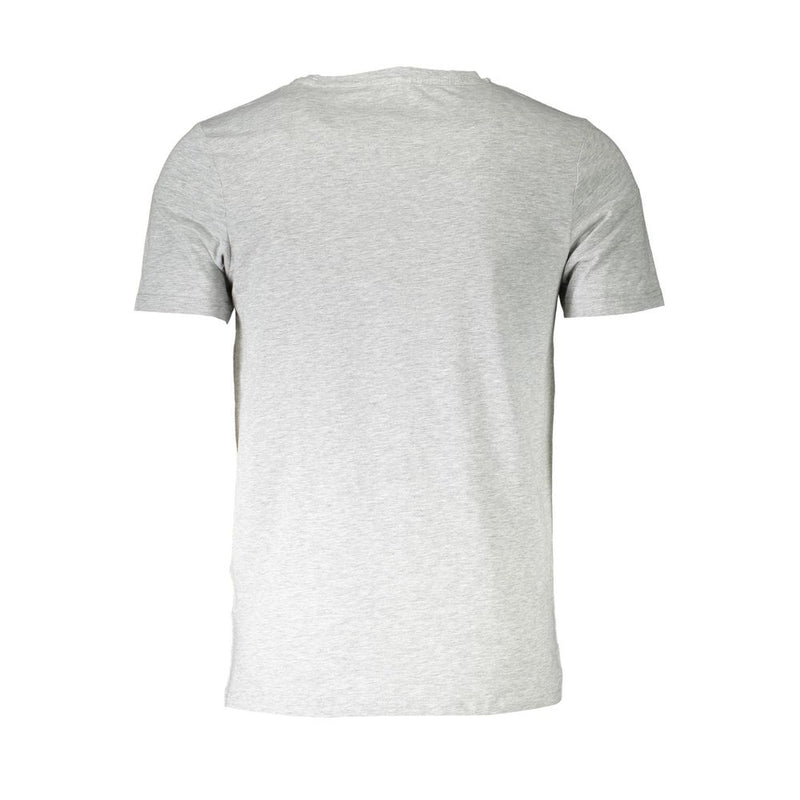 Camiseta de algodón gris