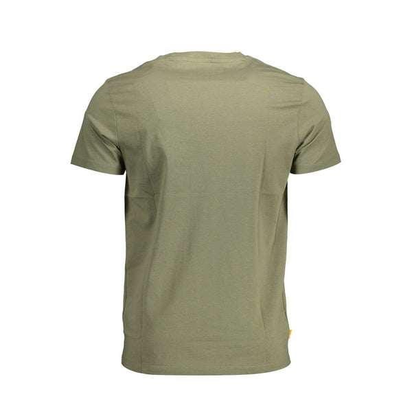 T-shirt classica a collo rotondo verde