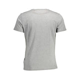 Elegantes Crew -Nacken -T -Shirt mit Signature Druck