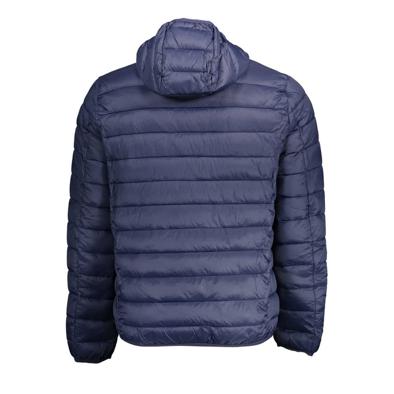 Veste à capuche à manches longues élégante en bleu