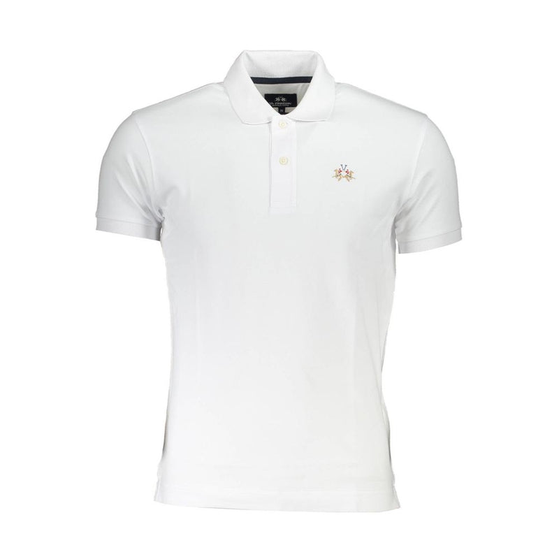 Schlanker, schlanker Fit Polo mit Stickdetails