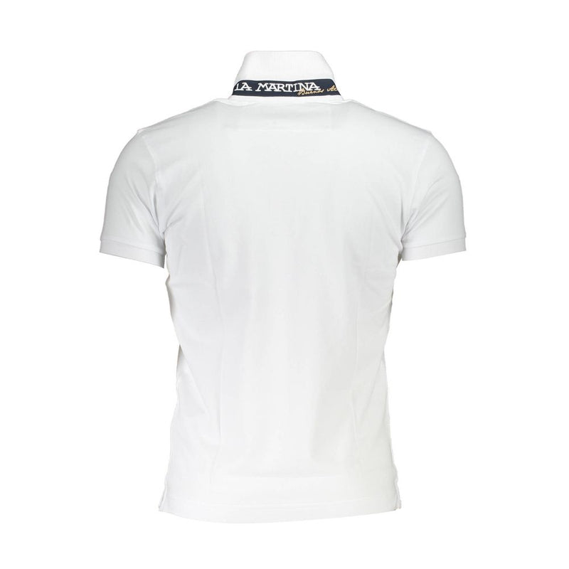 Schlanker, schlanker Fit Polo mit Stickdetails