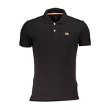 Elegante polo slim fit con dettagli contrastanti