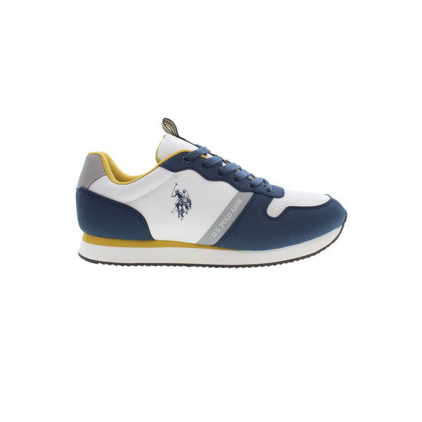 Sneaker blu eleganti con dettagli a contrasto