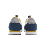 Sneaker blu eleganti con dettagli a contrasto