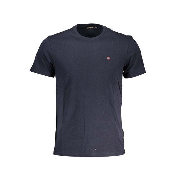 Tee de logo brodé bleu chic