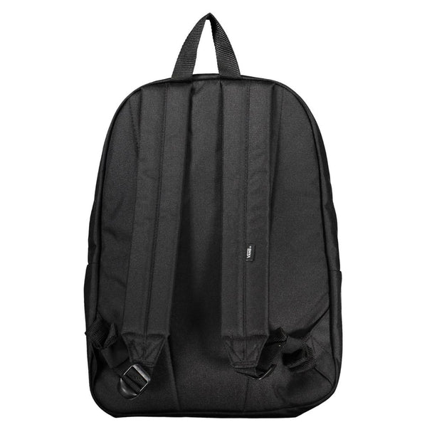 Sac à dos en polyester noir élégant avec détail du logo