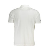 Elegante polo de algodón blanco