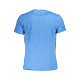 Tee di cotone blu regale con stampa classica