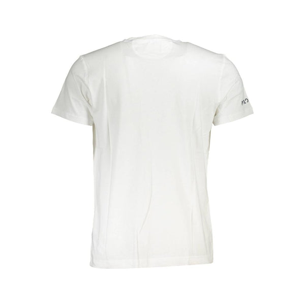 Elegante camiseta blanca con estampado icónico