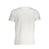 Elegantes weißes gestickeltes T -Shirt