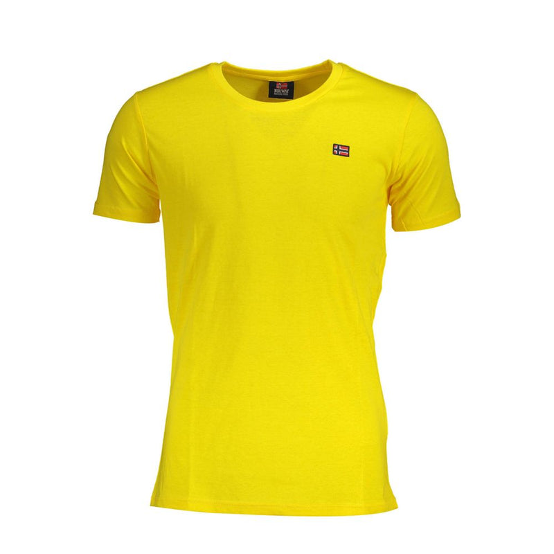 T-shirt en coton jaune