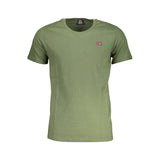 T-shirt in cotone verde