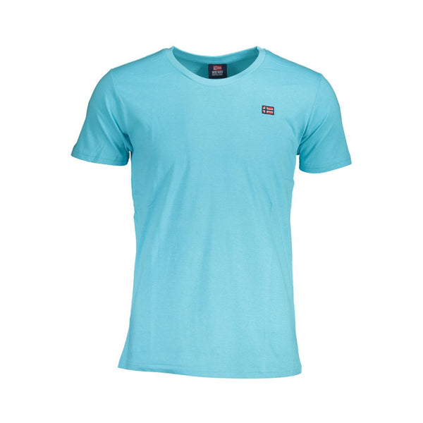 Light Blue Cotton T-Shirt