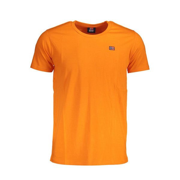 T-shirt en coton orange