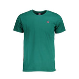 Camiseta de algodón verde