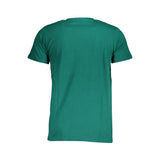 Camiseta de algodón verde