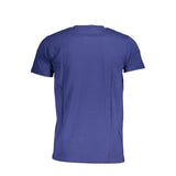 T-shirt en coton bleu