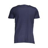 T-shirt di cotone blu