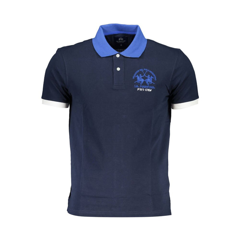 Chic Contrasting Detail Polo Shirt