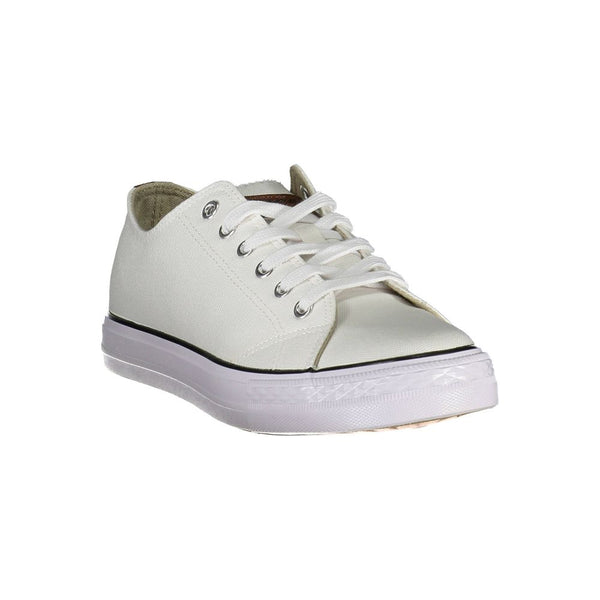 Sneaker in poliestere bianco