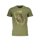 T-shirt in cotone verde