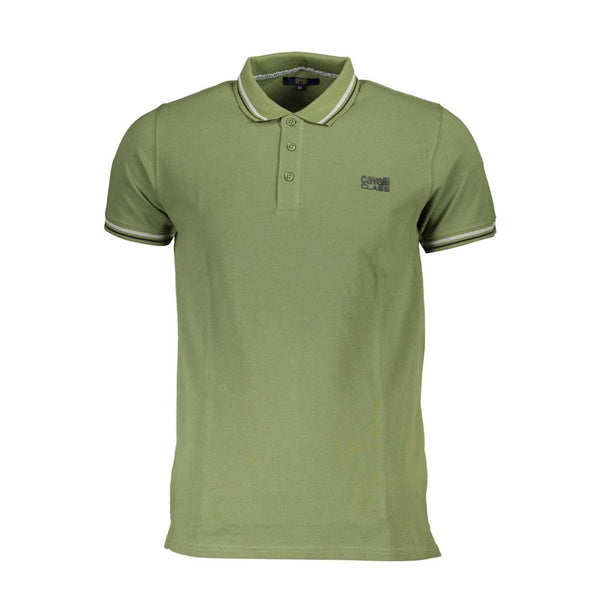 Polo de algodón verde