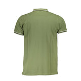 Shirt di polo in cotone verde