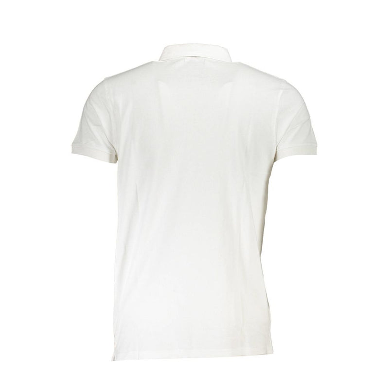 Polo de algodón blanco