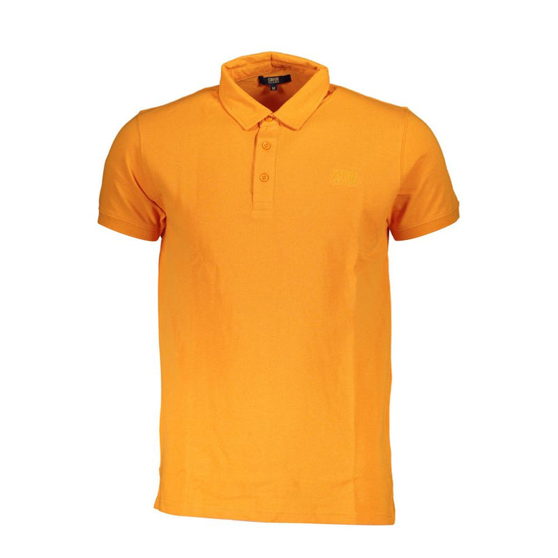 Shirt di polo in cotone arancione