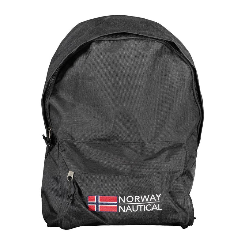 Schwarzer Polyester -Rucksack