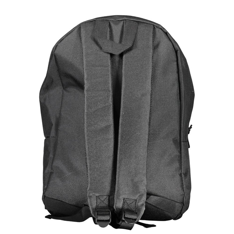 Mochila de poliéster negro