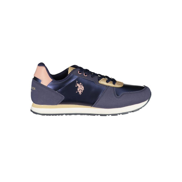 Blauer Polyester -Sneaker